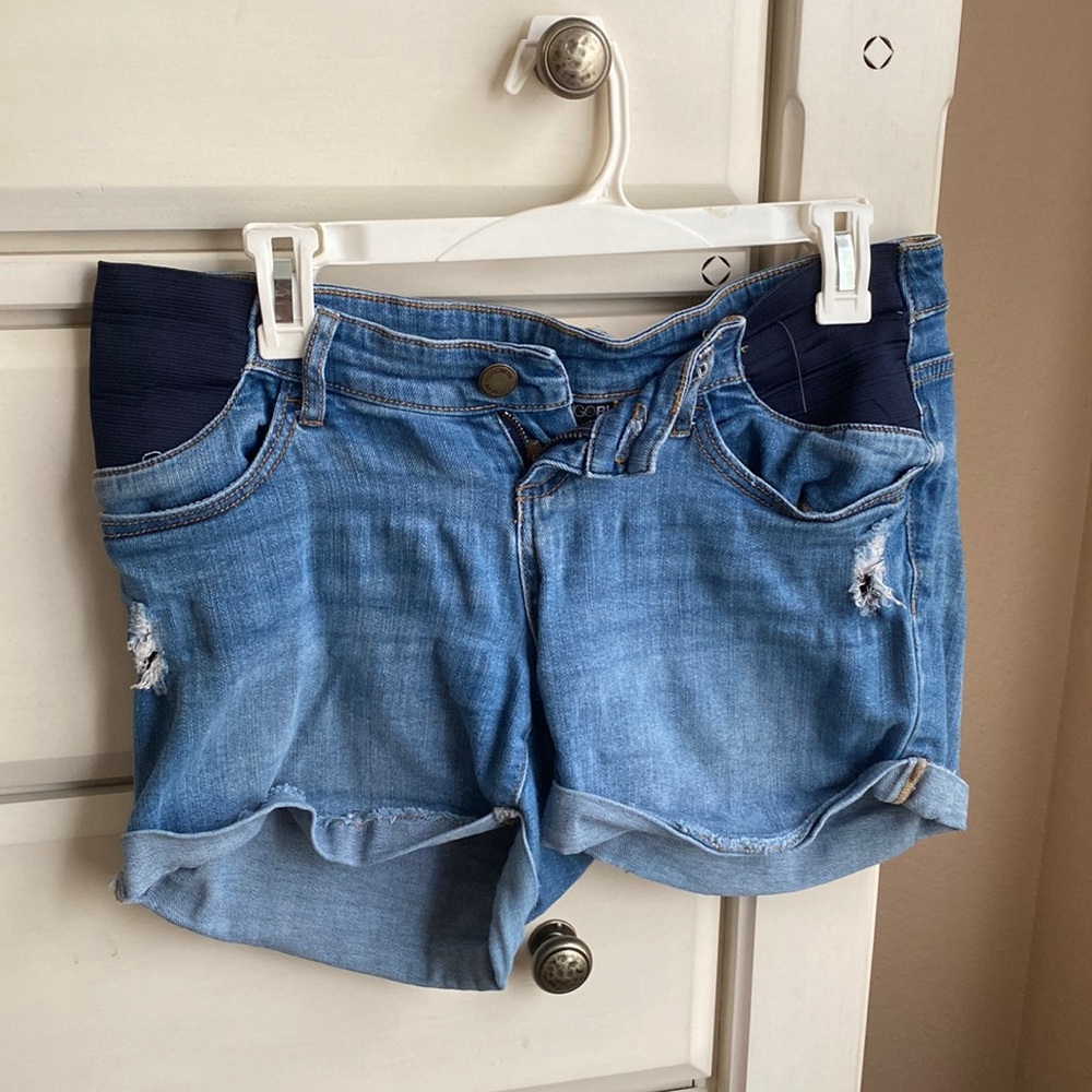 Maternity Jean Shorts